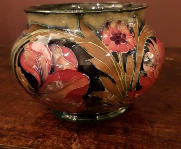 Early Moorcroft Spanish Pattern Vase - Image 5