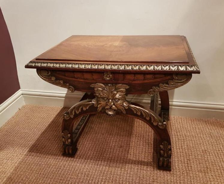 Late Victorian Walnut Lamp Table or Occasional Table - Image 1