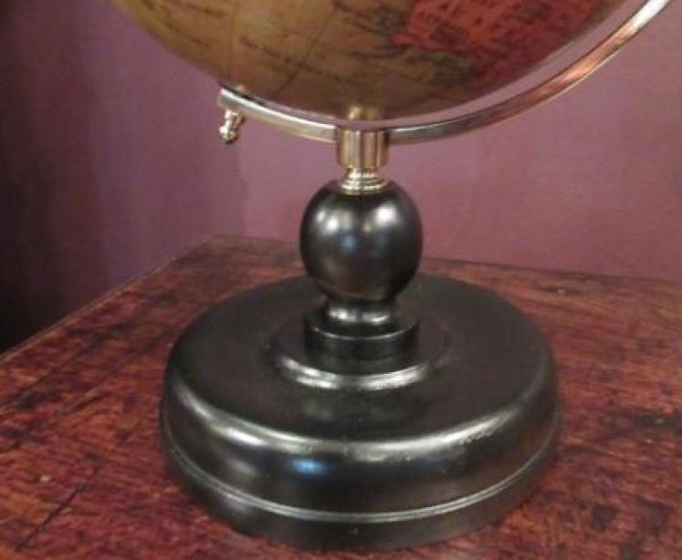 1920's Geographia 6" Paper Mache Terrestrial Globe - Image 2