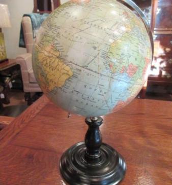 Phillip's of London 8" Paper Mache Terrestrial Globe