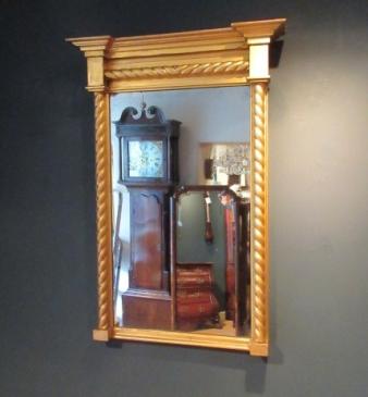 Regency Period Timber Gilt Wall Mirror