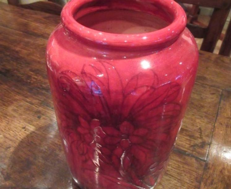 Moorcroft Cornflower Flambe Glazed Exhibition Vase - Image 3