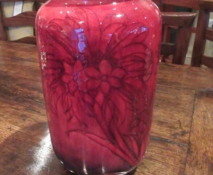 Moorcroft Cornflower Flambe Glazed Exhibition Vase - Image 5