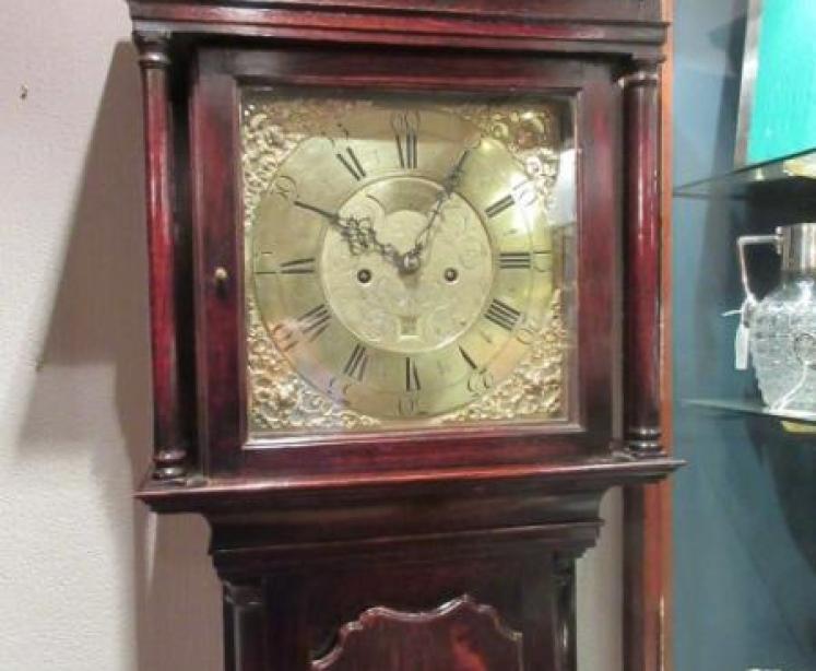 Mid Georgian Period Oak 'Cottage' Longcase Clock - Image 1