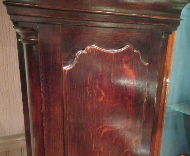 Mid Georgian Period Oak 'Cottage' Longcase Clock - Image 4