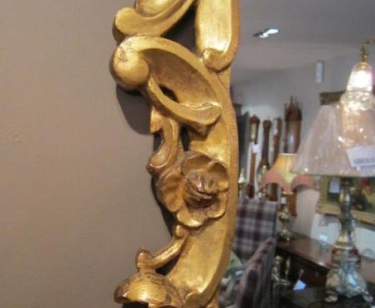 Superb Early Victorian Gilt Rococo Wall Mirror - Image 4