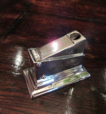 George V Period Silver Table Cigar Cutter