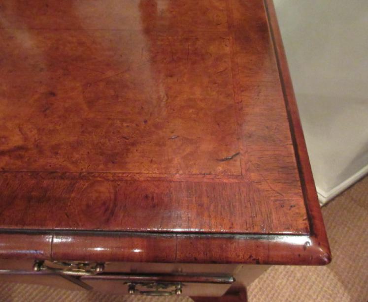 Superb George III Period Figured Walnut Lowboy - Image 4