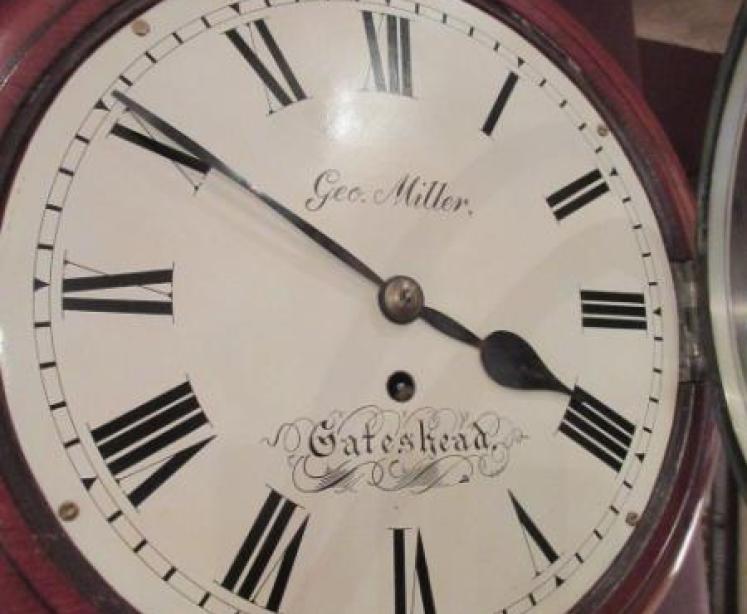 Top Quality Mid Victorian Fusee 10" Dial Wall Clock - Image 2