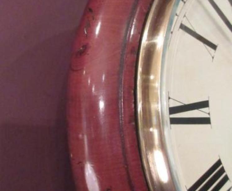 Top Quality Mid Victorian Fusee 10" Dial Wall Clock - Image 3
