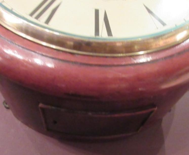 Top Quality Mid Victorian Fusee 10" Dial Wall Clock - Image 5