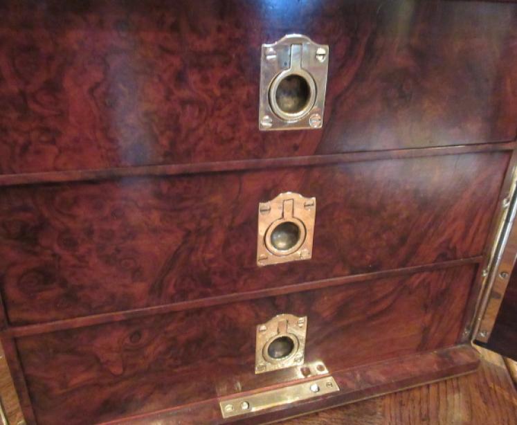 Early Victorian Burr Walnut Collector's Box - Image 3