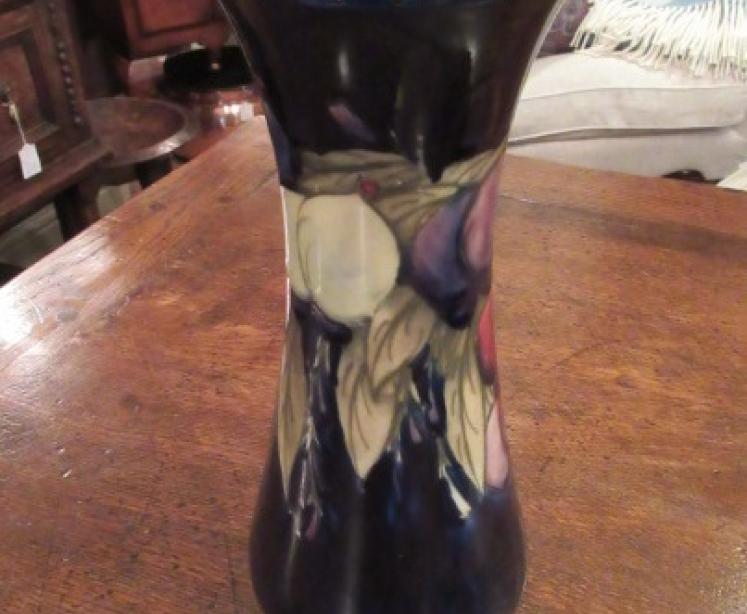 Moorcroft Wisteria Flared Neck Vase - Image 1
