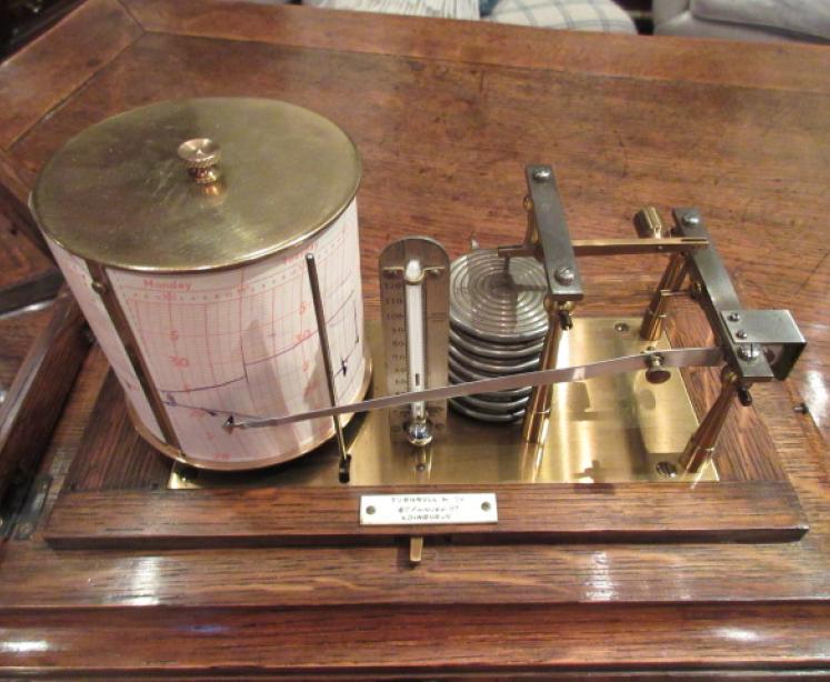 Victorian Polished Oak Edinburgh Barograph - Image 2