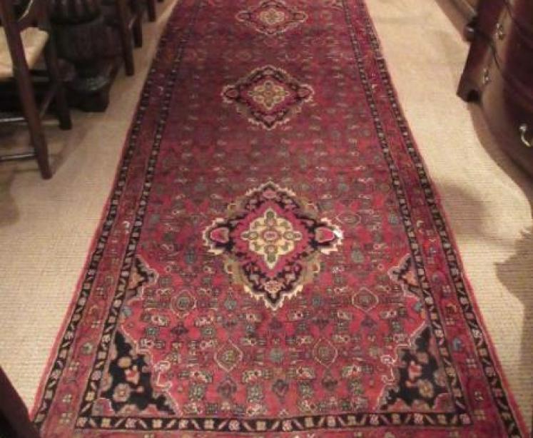 Old Persian Long Wool Rug - Image 1