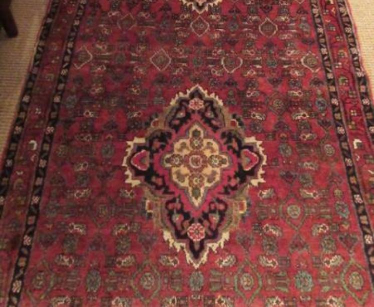 Old Persian Long Wool Rug - Image 3
