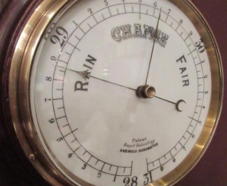 Victorian Polished Oak 'Rapid Indicating' Banjo Barometer - Image 2
