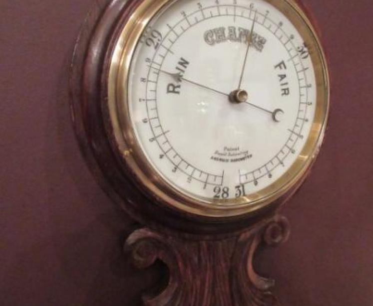 Victorian Polished Oak 'Rapid Indicating' Banjo Barometer - Image 5