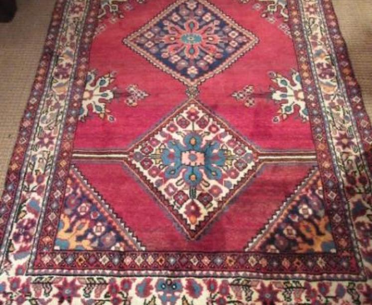 Old Persian Long Wool Rug - Image 2