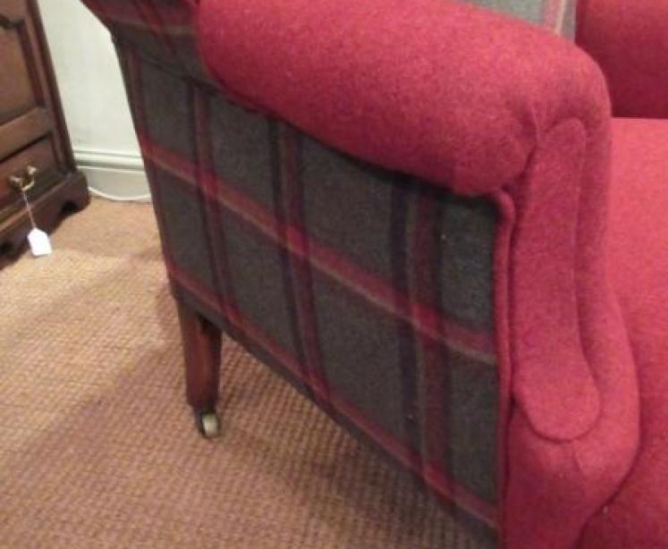 Top Quality Victorian Upholstered Wing ir - Image 2