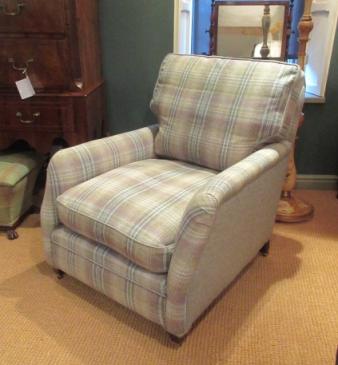 Late 19th Century Upholstered Club Armchair