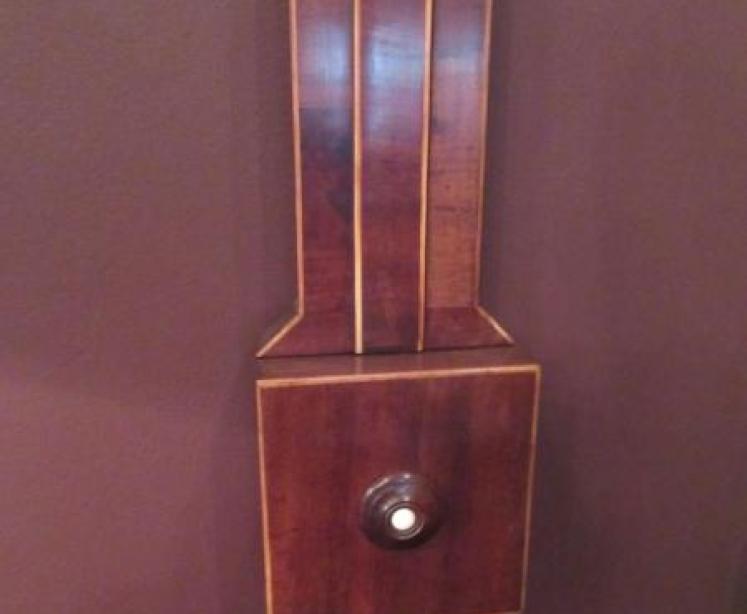 Fine Regency Period Fruitwood Inlaid Stick Barometer - Image 4