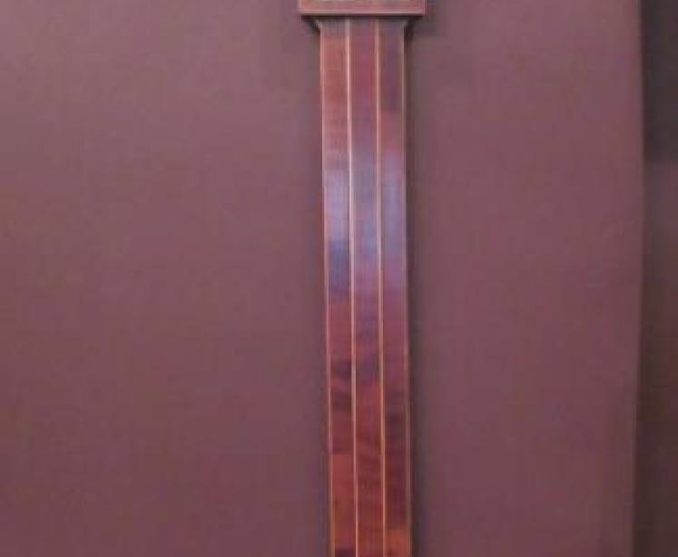 Fine Regency Period Fruitwood Inlaid Stick Barometer - Image 5