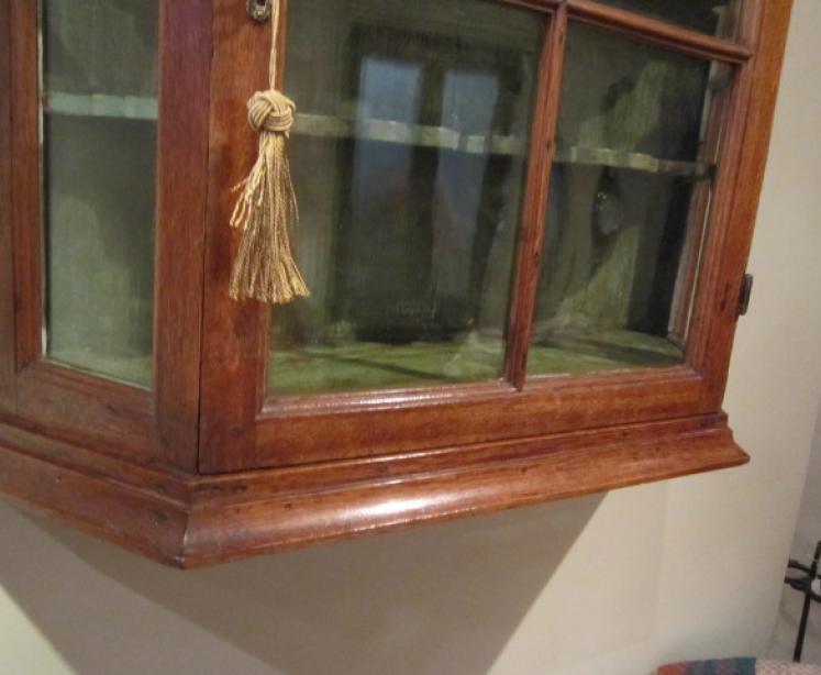 Mid 19th Century Glazed Wall Display Cabinet - Image 3