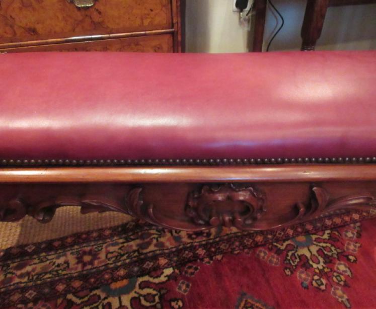 William IV Period Rococo Style Long Stool - Image 3