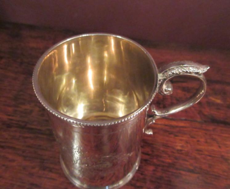Elegant Edwardian Period Silver Child's Mug - Image 2