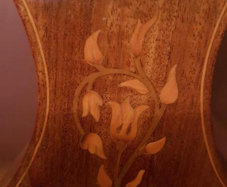 Inlaid Edwardian Mantel Clock - Image 3