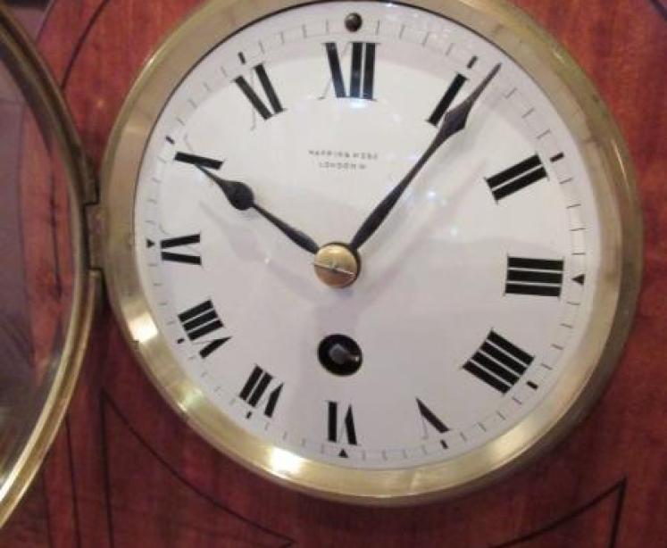 Superb Edwardian Period Satinwood Mantel Clock - Image 2