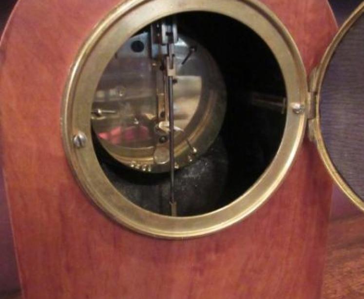 Superb Edwardian Period Satinwood Mantel Clock - Image 4