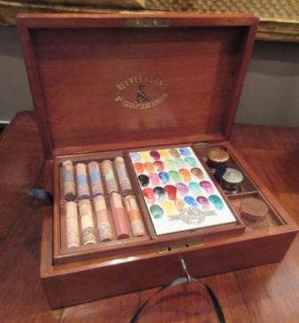 Outstanding Victorian Royal Worcester Artist Paint Box
