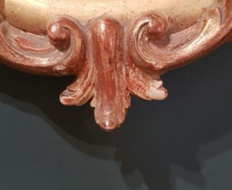 Early Victorian Timber Gilt Oval Mirror - Image 2