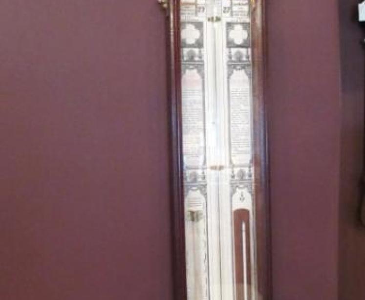 Victorian Mahogany Cased Admiral Fitzroy Barometer - Image 1