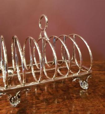 William IV Silver Toast Rack