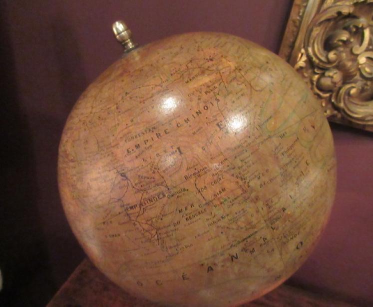 Late 19th Century 9" Plaster Terrestrial Globe - Image 3