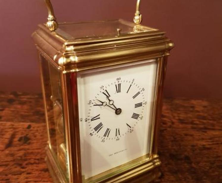 Victorian Gorge Case Repeating Carriage Clock - Image 1