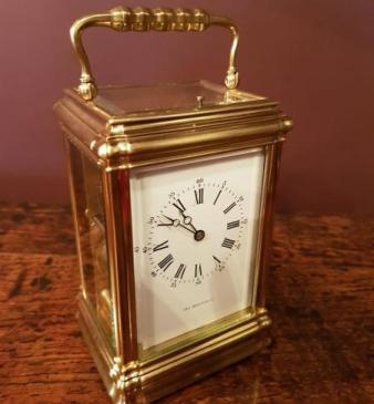 Victorian Gorge Case Repeating Carriage Clock