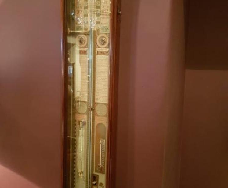 Superb Victorian Mahogany Cased Admiral Fitzroy Barometer - Image 5