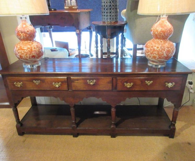 Superb George II Period Open Pot Board Dresser - Image 1