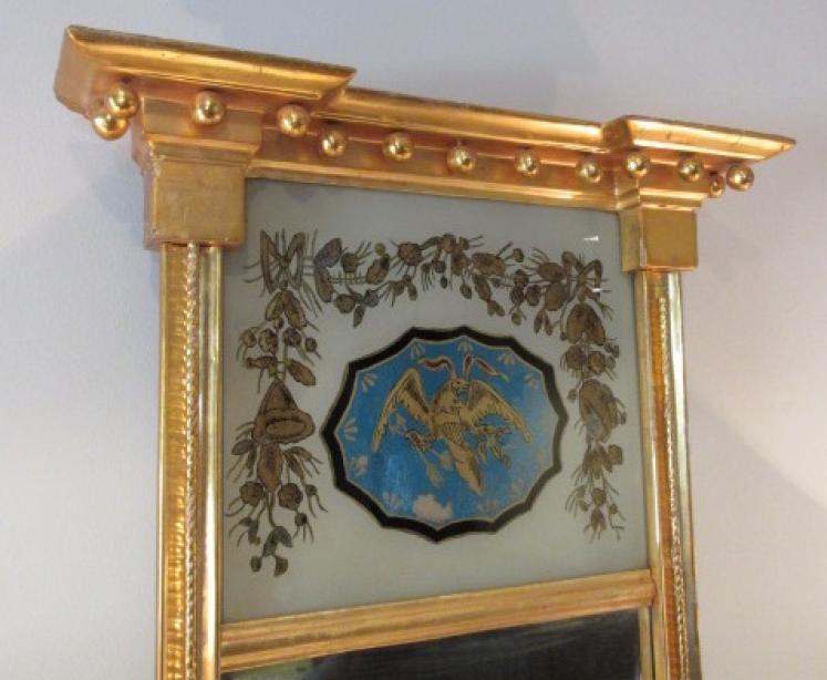 Regency Period Plaster Gilt Pier Glass Mirror - Image 2