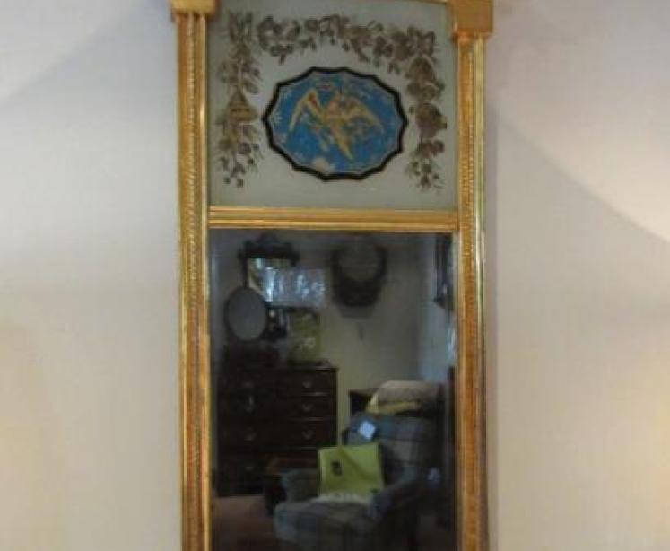 Regency Period Plaster Gilt Pier Glass Mirror - Image 4