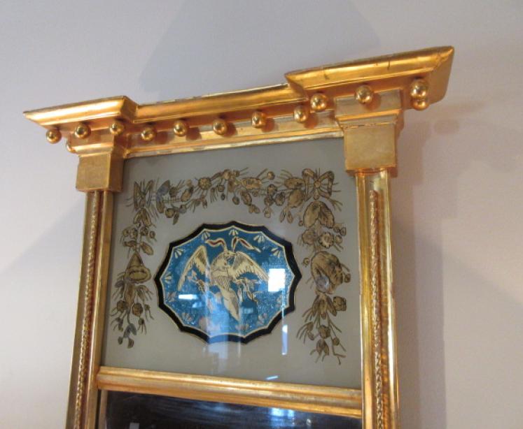 Regency Period Plaster Gilt Pier Glass Mirror - Image 5
