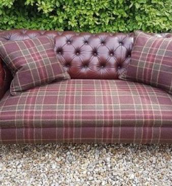 Superb Mid Victorian Leather Chesterfield Sofa