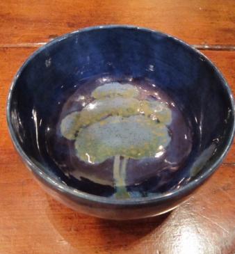 Moorcroft Moonlit Blue Deep Bowl
