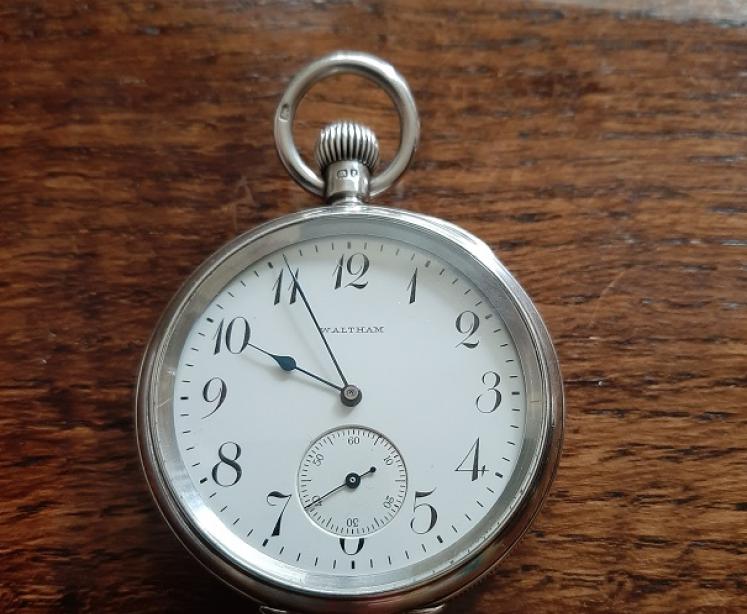 Edwardian Antique Waltham Silver Pocket watch - Image 1