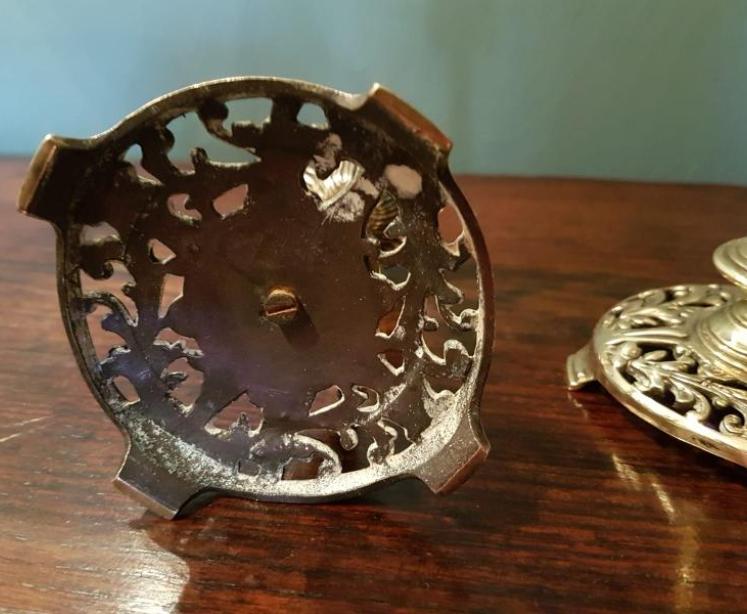 Pair of Late Victorian Decorative Candlesticks - Image 3