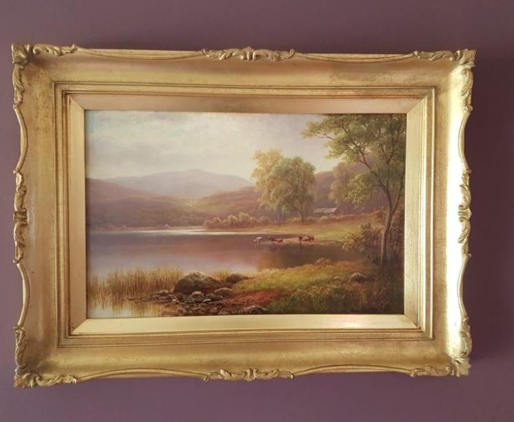 William Mellor Oil Painting of  Rydal Water - Image 1